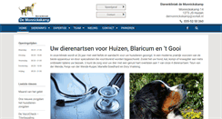 Desktop Screenshot of dierenkliniekdemonnickskamp.nl